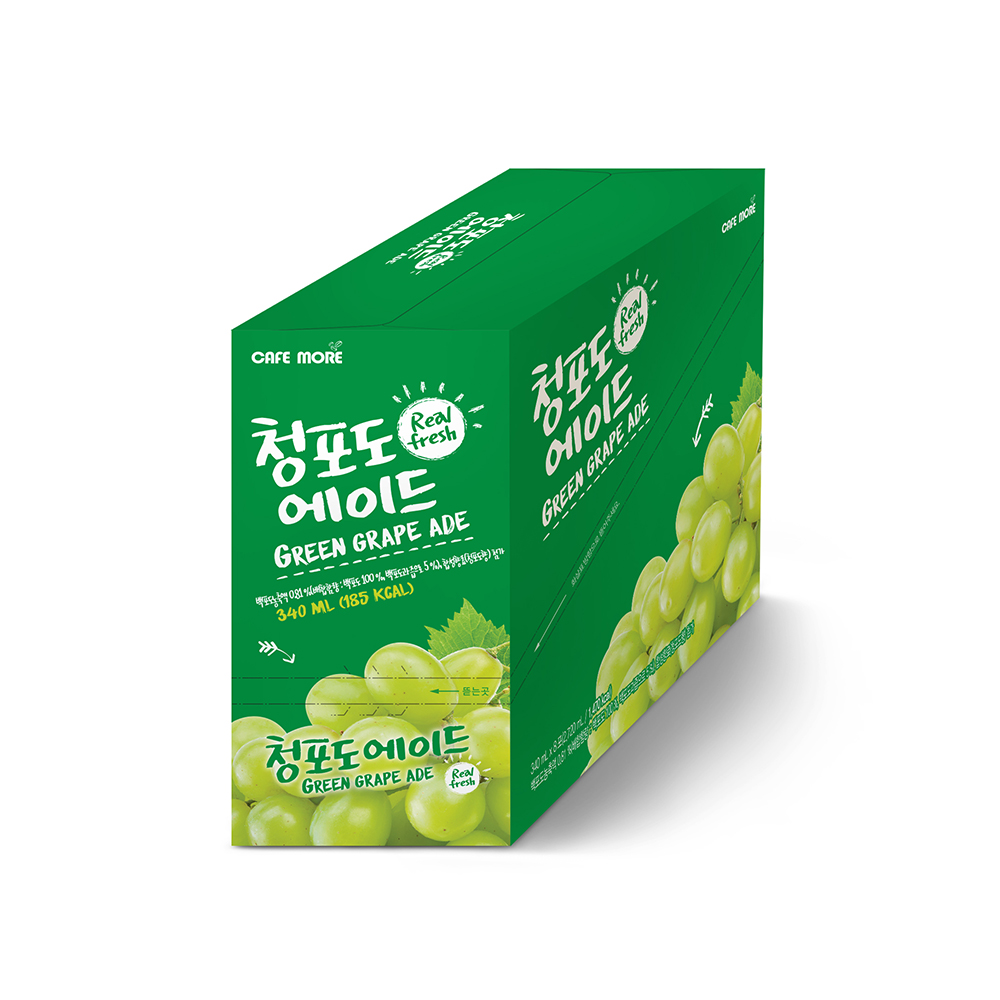 카페모어] 빅 청포도 에이드 (340ml*40개입)