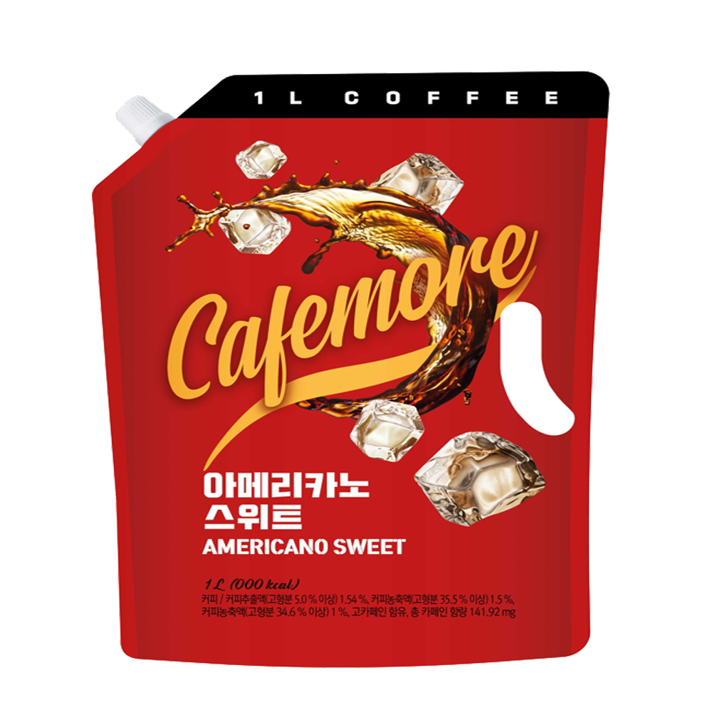 [카페모어] 1리터스위트 커피 (1000ml 10개입)