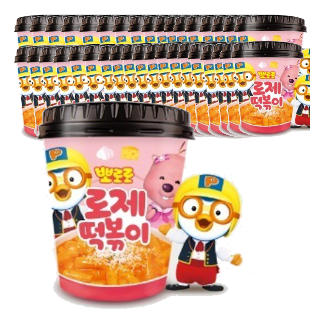[뽀로로] 로제 떡복이 (32개입, 1박스)
